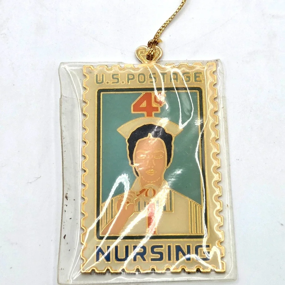 Nurse 4 Cent Postage Stamp Christmas Ornament Collectible
